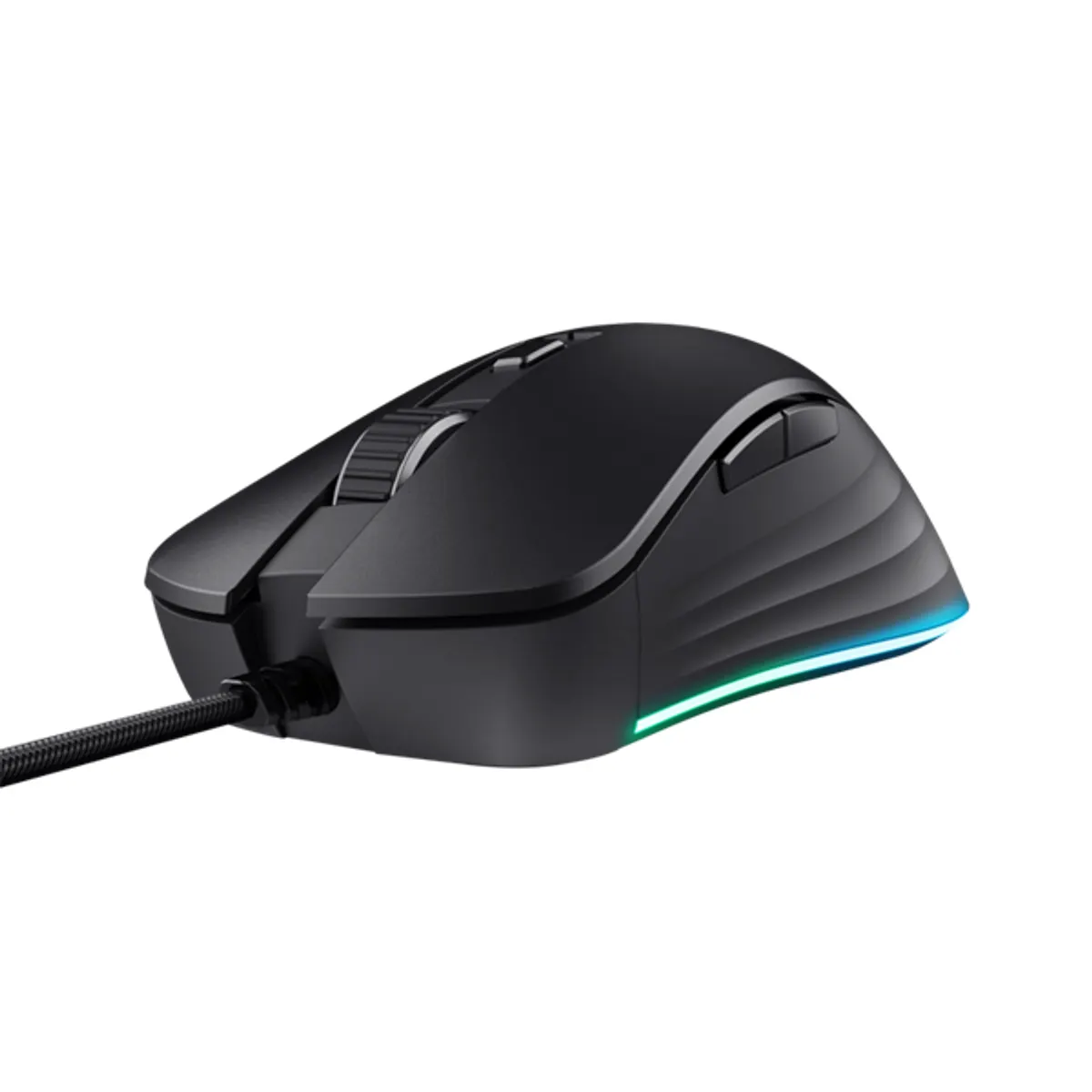 TRUST 24890 GXT924W YBAR optikai 25600 DPI 5-1 gombos RGB vezetékes gamer egér #1