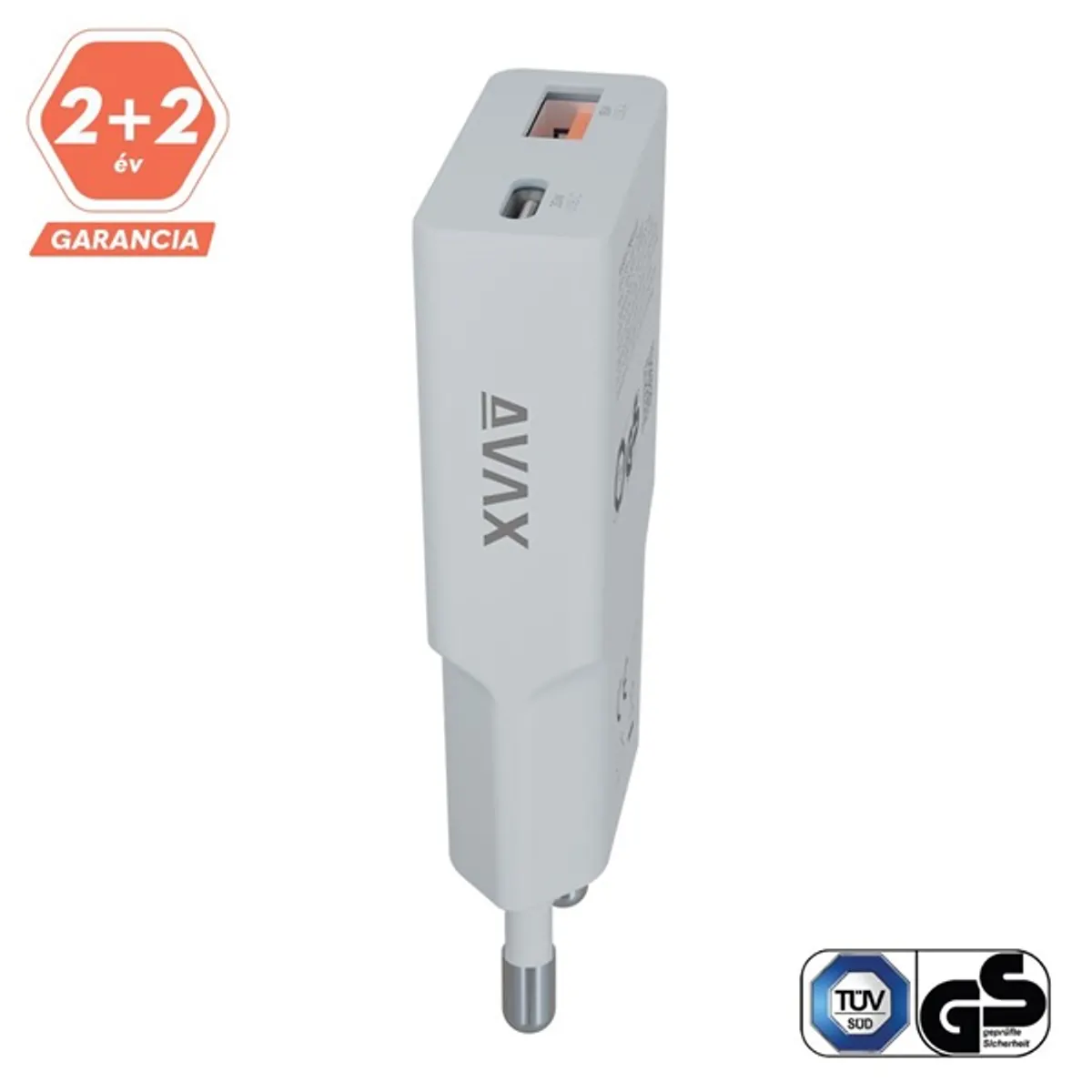 AVAX CH641LB Nano slim 30W USB-C PD3.0 USB-A QC3.0 világoskék #6