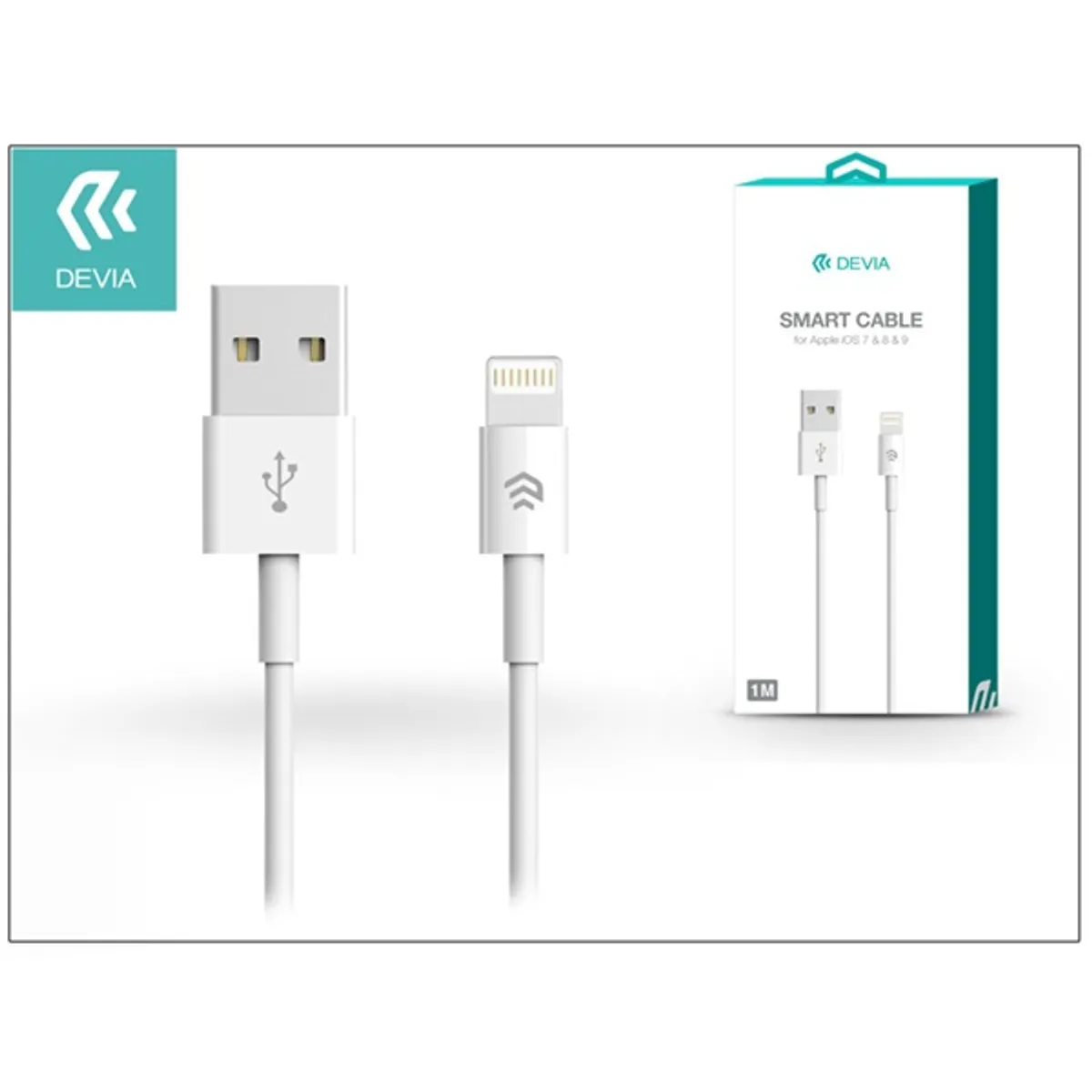 DEVIA ST986650 Lightning adatkábel 120 cm USB 2.0 2,1 A Apple #1
