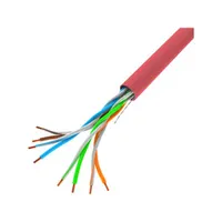 LANBERG LCU5-12CU-0305-R Cat5e utp piros 305m cu pvc awg24