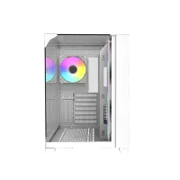 Raidmax I620TWF i620 fehér ATX acél műanyag edzett üveg 1 3,5 HDD 2 2,5 SSD USB 3.0 Fejhallgató csatlakozó Mikrofon csatlakozó #2