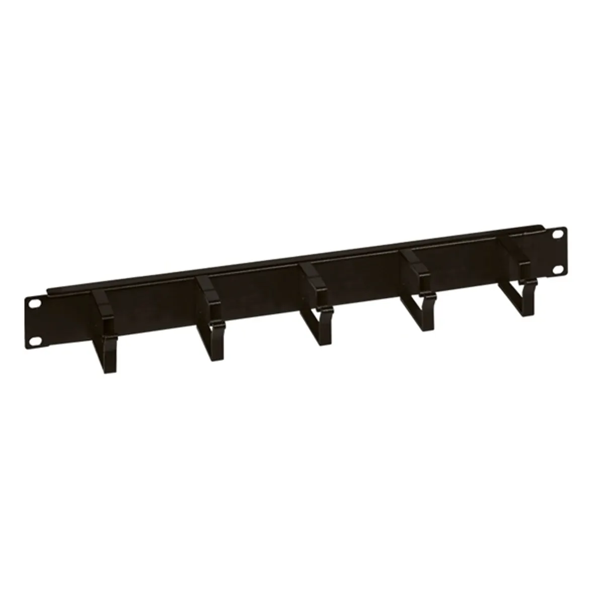 Legrand 646520 kábelrendező panel 1U 19" 2 irányú Linkeo alumínium gyűrűs rögzítés #1