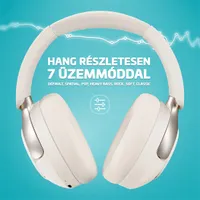 LAMAX LXOHMHIGC2AWA HighComfort2 ANC fejhallgató fehér Bluetooth 5.4 USB C 40 mm 57 óra aktív zajszűrés #9