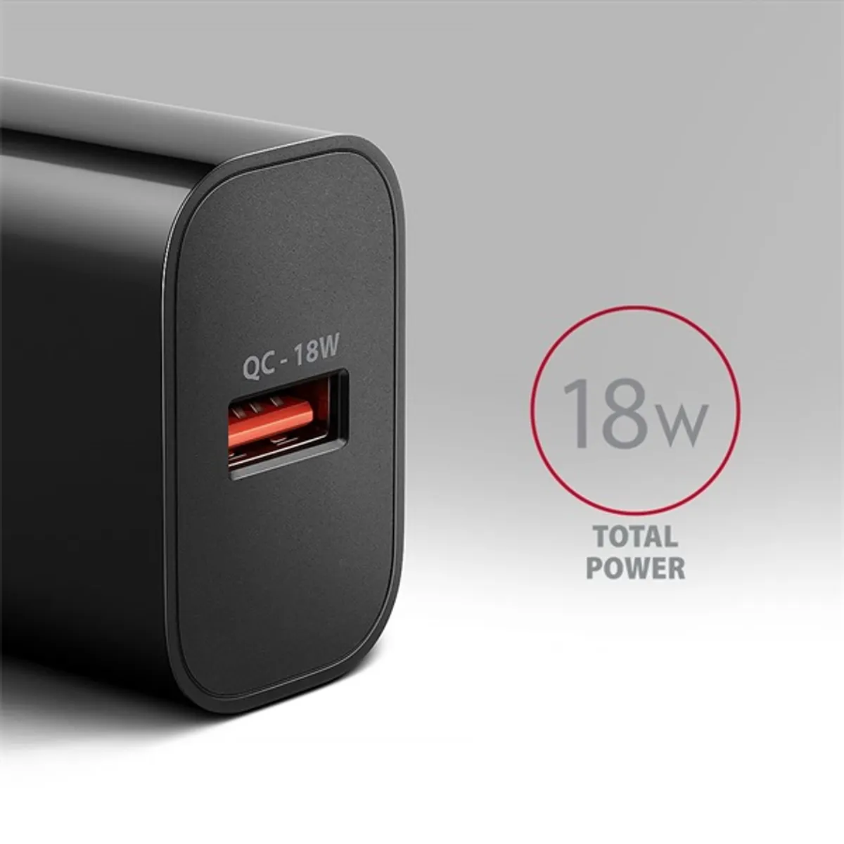 AXAGON ACU-QC18 QC3.0 USB-A falitöltő 18W univerzális kompatibilitás #2