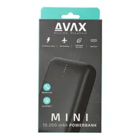 AVAX PB105B Mini 10000mAh Type-C PD 20W USB-A 22.5W fekete #7