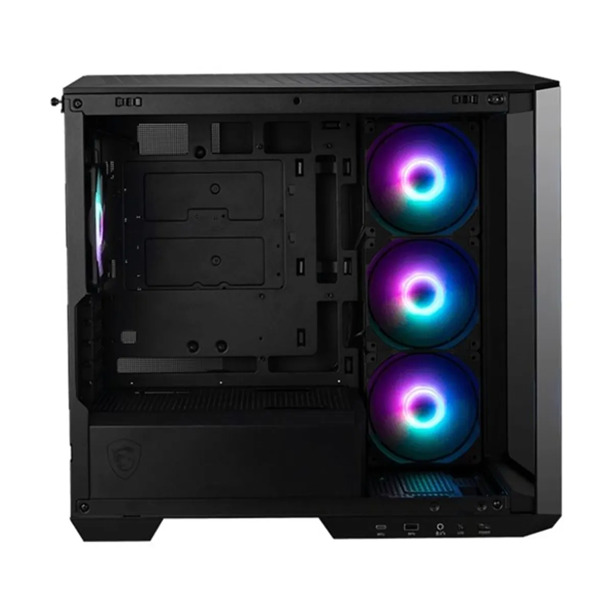 MSI MAG PANO M100R PZ mATX 4x ARGB ventilátor 270 fok panorámás üveg oldallap GPU 390 mm #2
