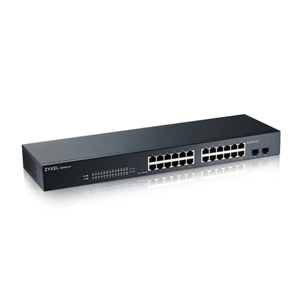 Zyxel GS1900-24-EU0102F GS1900-24v2 24-portos GbE L2 intelligens kapcsoló ventilátormentes rackbeépítés #2