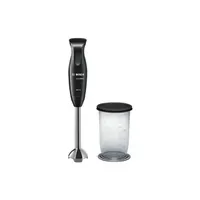 Bosch MSM2610B botmixer fekete 600 W levehető mixerszár 4-szárnyú nemesacél kés mérőpohár bpa mentes #1