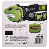 EMOS P3528 COB LED fejlámpa 150 lm 3 AAA zöld #4