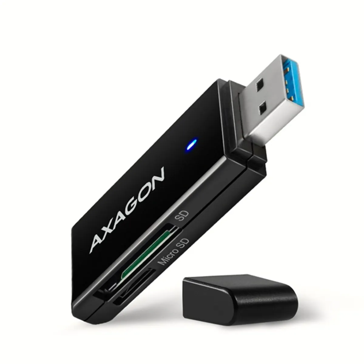 AXAGON cre-s2n kártyaolvasó külső sd-microsd usb-a usb-c #1