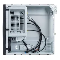 AKYGA AK-202-01BK mini-ITX sff ház fém fekete 5,25 külső hely 1 db 3,5 belső hely 1 db 2,5 belső hely 1 db beépített 80 mm ventilátor USB 3.0 táp nélküli #4