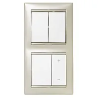 Legrand 774408 Valena kettős váltókapcsoló fehér 10A IP31 rugós bekötés #2