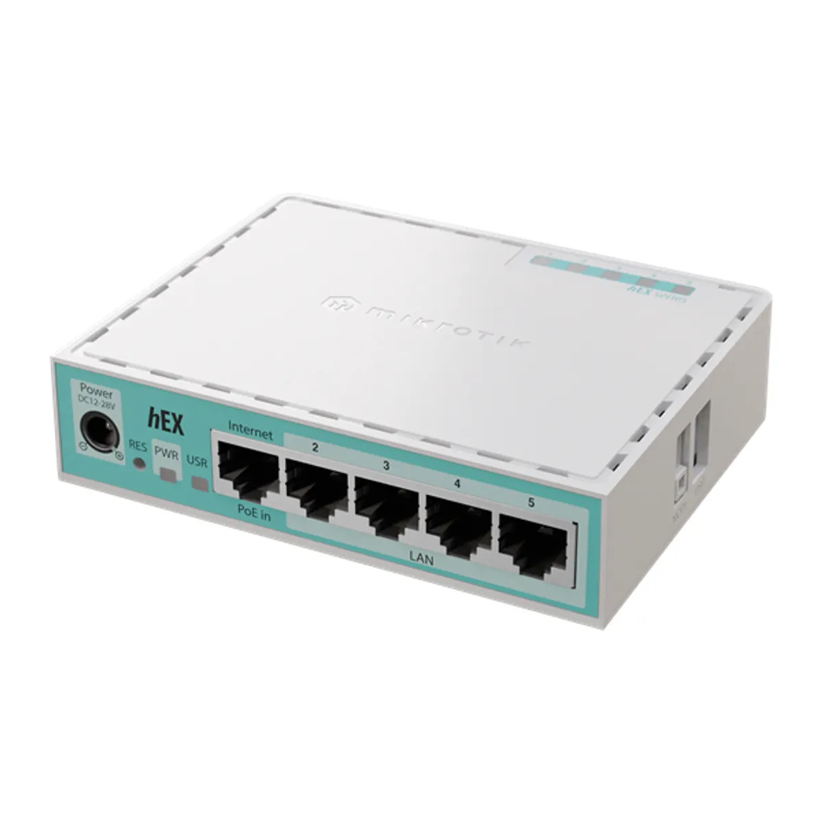 MikroTik E50UG hEX 5x GbE USB Type A PoE-IN 12-28 V IPsec hardveres gyorsítás RouterOS licenc 4 #1