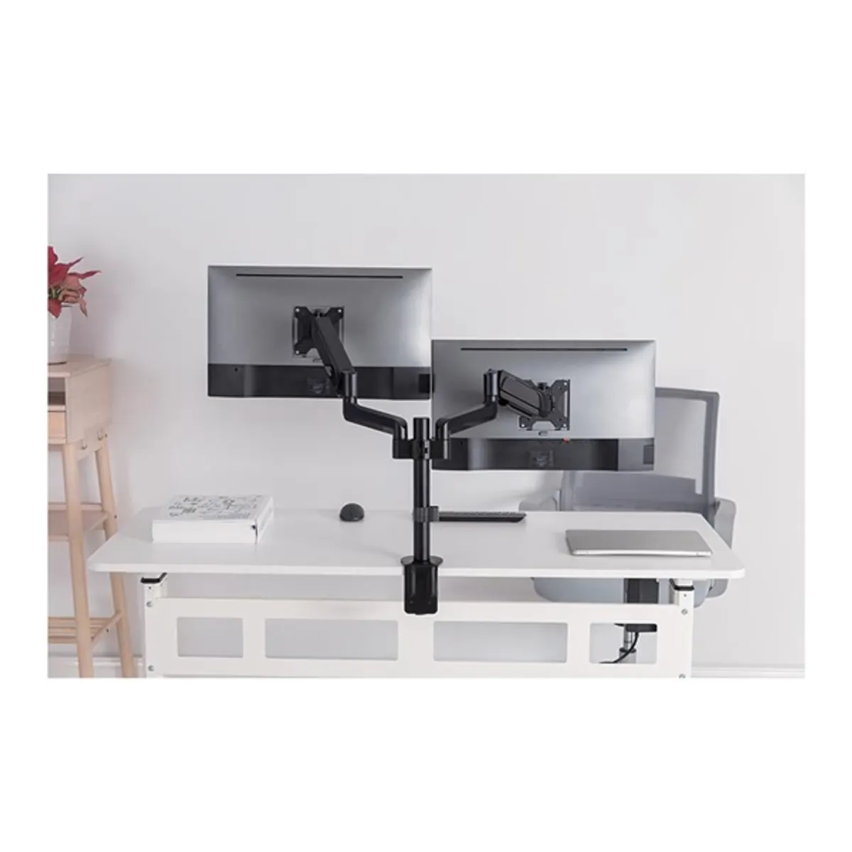 Stell 45026264 monitortartó kar 2 db VESA 75x75;100x100 17"-32" forgatható billenthető #9