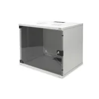 DIGITUS DN-19 09-U-S-1 19" fali rack üvegajtós szürke 460x540x400 mm lapraszerelt