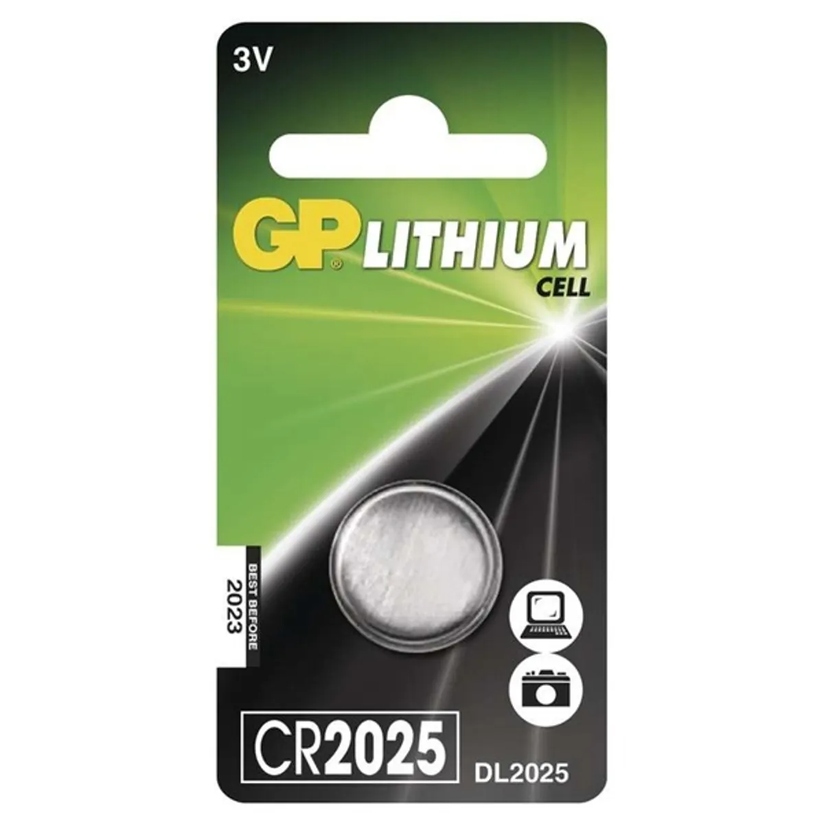 GP BATTERIES B15251 CR2025 lítium gombelem 3 V 170 mAh 20,0×2,50 mm 1 db #1