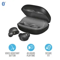 Trust 23256 Duet XP fülhallgató fekete Bluetooth IPX5 4 óra #2