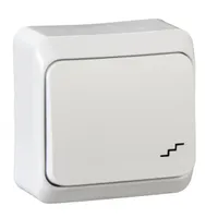 Schneider WDE001060 Prima Váltókapcsoló 10A fehér IP20 csavaros falon kívüli