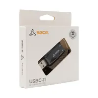 SBOX USBC-11 USB külső hangkártya 5.1 3,5 mm jack bemenetek #3