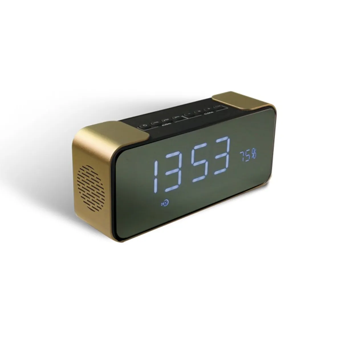 STANSSON BSP343G Prime arany Bluetooth 5.0, FM rádió, ébresztő, hordozható, 6 óra üzemidő #2