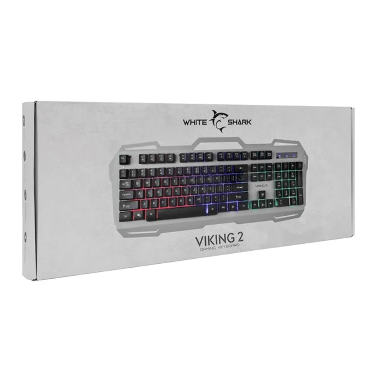 White Shark WS GK-1924HU VIKING 2 RGB világítás USB 2.0 membrán numerikus billentyűzet állítható lábak okostelefon tartó #4