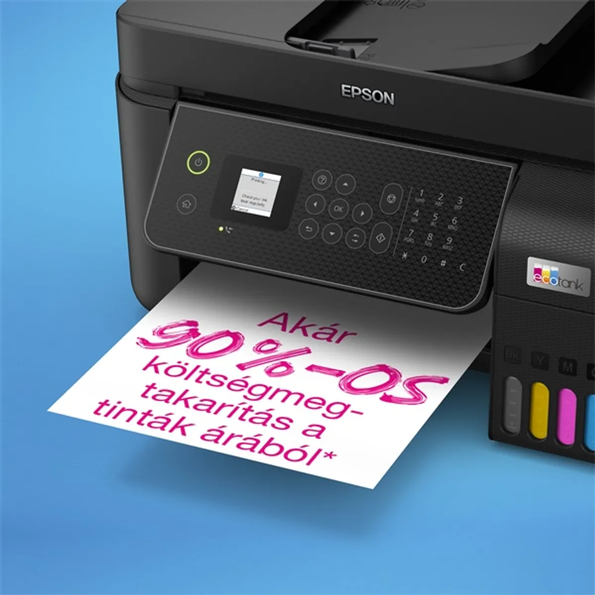 Epson C11CJ65412 EcoTank L5310 Színes tintasugaras multifunkciós Nyomtatás Másolás Szkennelés Fax Apple AirPrint Wi-Fi #7