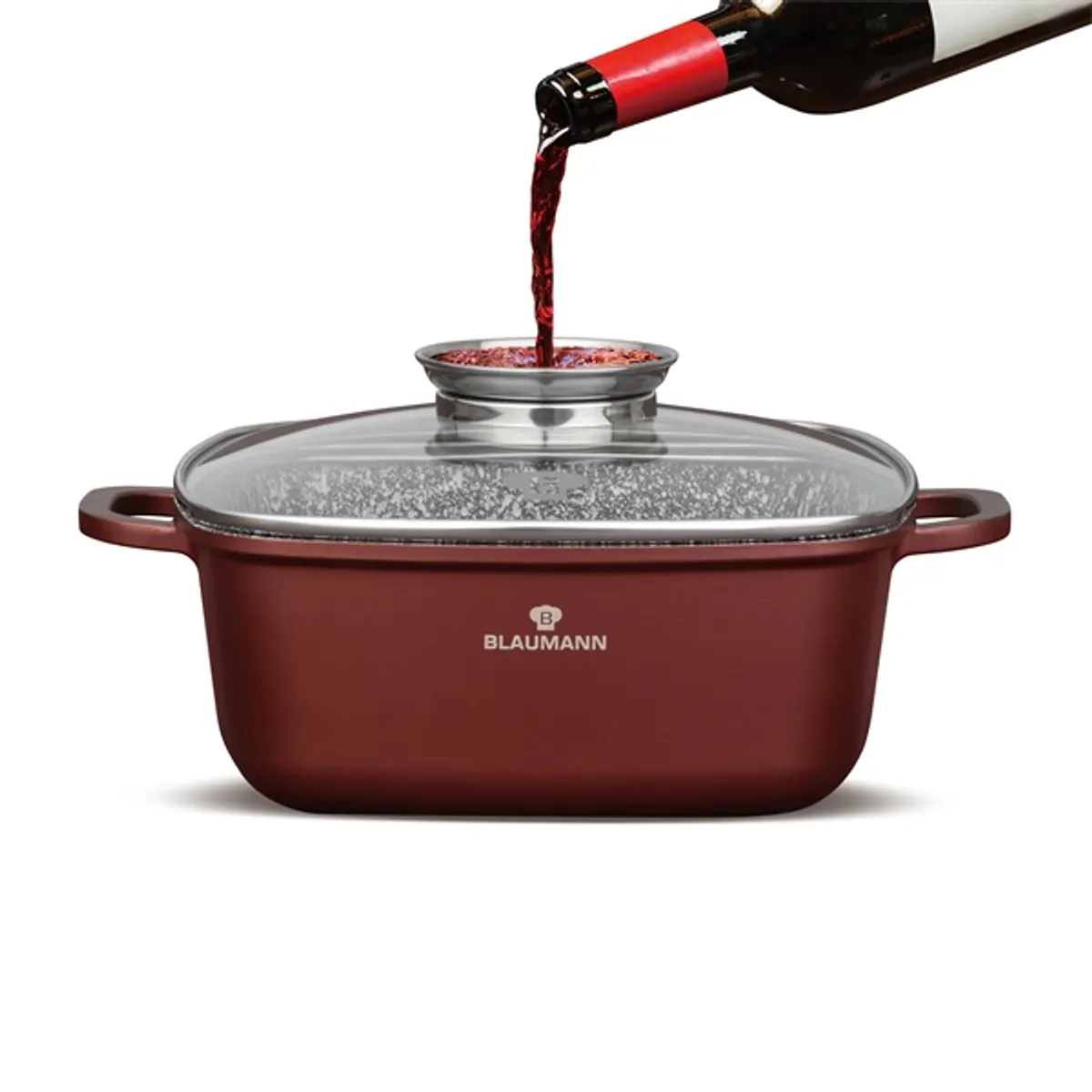 Blaumann BL-4092 Cerastone Collection 4,4 L 24 cm alumínium bronz négyzet alakú fedővel #2