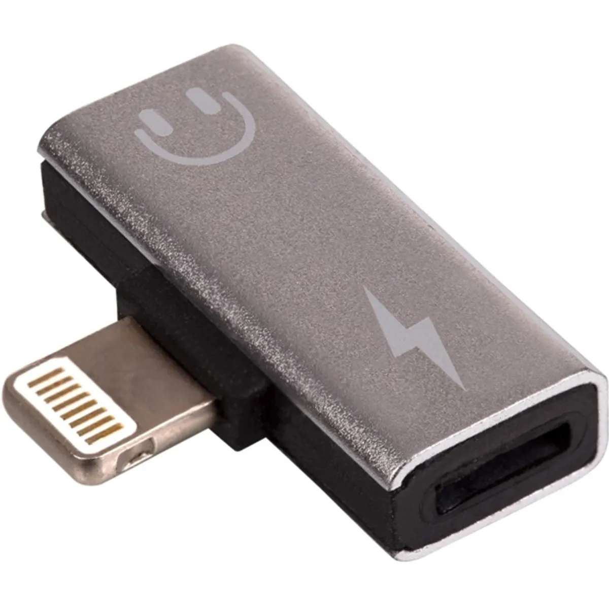 AKYGA AK-AD-64 Lightning elosztó adapter 2x Lightning aljzat ezüst #3