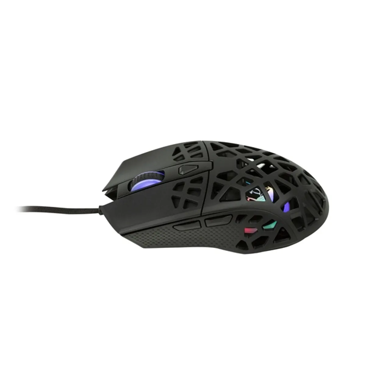 Drakkar KX-DK-GM-UL-PC Aegir Ultra Light gamer egér 7 gomb 10000 dpi USB 180 cm Fekete #4