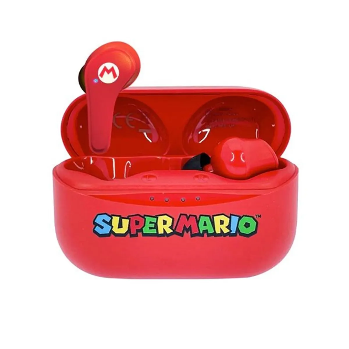 OTL SM0894 Super Mario true wireless fülhallgató piros Bluetooth 5.3 USB-C tok 6 óra beépített mikrofon #1