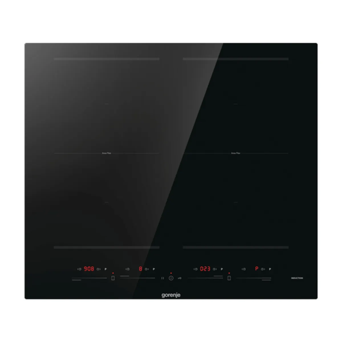 GORENJE 744136 Indukciós főzőlap 4 zónás 210 mm PowerBoost EggTimer ChildLock SliderTouch Kijelző Fekete 59 cm #1