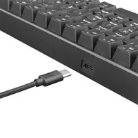 WHITE SHARK WS GK-2022B-R-US SHINOBI 61 gombos kompakt mechanikus piros rgb USB-C 1,8 m USA kiosztás #2