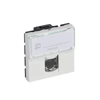 Legrand 076564 Program Mosaic LCS2 Cat6 UTP csatlakozóaljzat 2 modul fehér