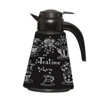Solmazer 161704-007 vákuum kancsó kúp alakú 1.200ml fekete mintás