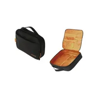 TUCANO 26599 notebook kézitáska Szövet Fekete 15,6" notebook kompatibilitás, párnázott belső, első zseb, külső cipzáras zseb, vállpánt