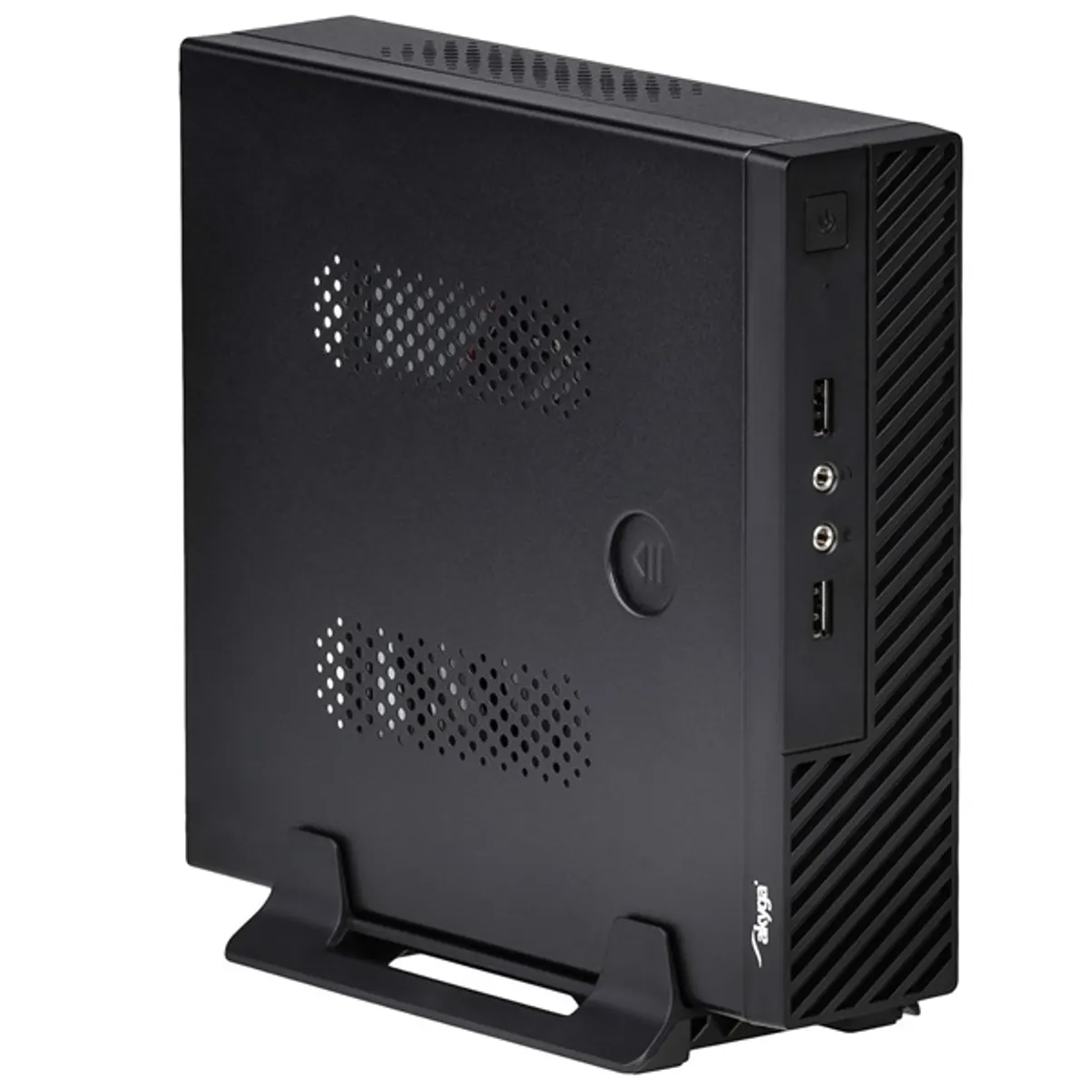 AKYGA AK-100-01BK mini-ITX fekete 1x 3,5 belső 60W tápegység #1