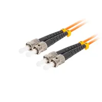 Lanberg FO-STST-MD21-0050-OG optikai patchkábel OM2 5m 50-125 LSZH narancssárga duplex ST–UPC–ST–UPC