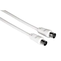 Hama 00205031 antennakábel 75 Ohm 10 m fehér koax dugó koax aljzat
