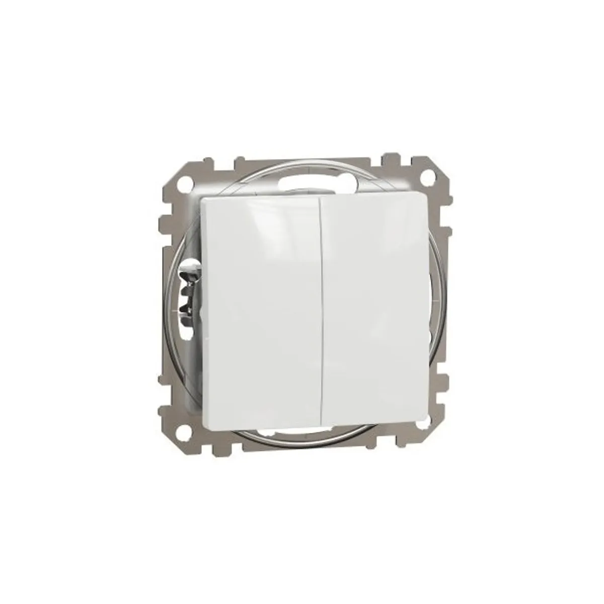 Schneider SDD111108 Sedna Fehér 10A IP20 falba süllyeszthető váltókapcsoló 73x73x37 mm #1