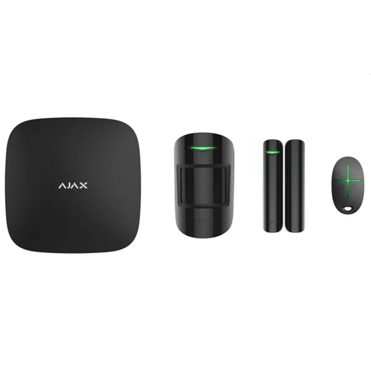 Ajax 20289 StarterKit Plus BL fekete felületre szerelhető beltéri központ 868MHz Jeweller #1