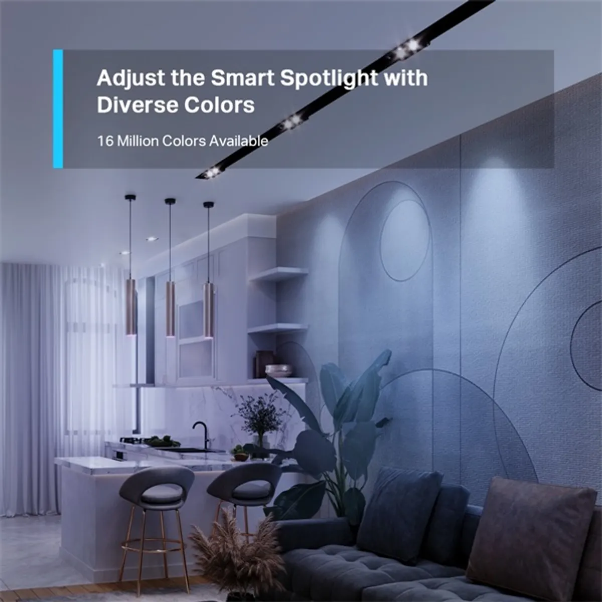 TP-LINK TAPO L630 LED fényforrás GU10 okos RGB szabályozható szín távvezérlés 350 lm élettartam 15000 h kapcsolási ciklusok 15000 #6