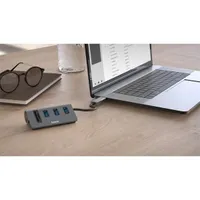HAMA 00200140 USB hub USB Type A SD és Micro SD foglalat 5000 Mbps 3 USB portok táp nélküli #3