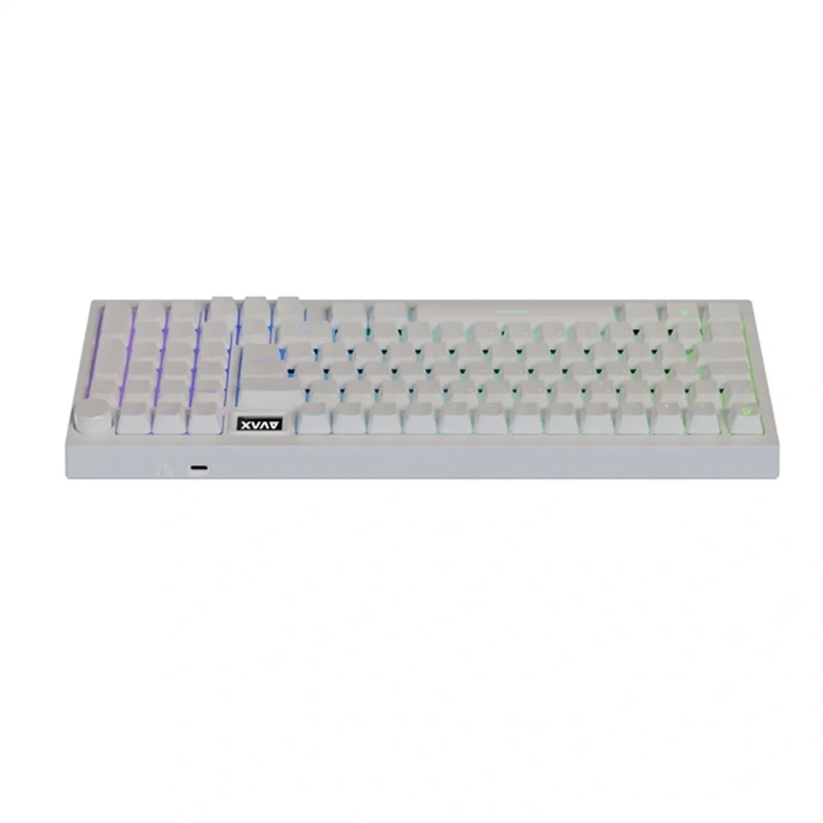 AVAX AVAX_GM03Y_PRO_WHITE GM03Y Pro fehér magyar kiosztás, mechanikus, Gateron Yellow, RGB, numerikus billentyűzet, tri-mode #4