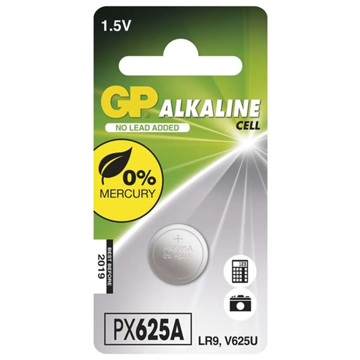 GP Batteries B1325 gombelem alkáli 1db #1