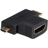 AKYGA AK-AD-23 HDMI miniHDMI microHDMI adapter fekete #2