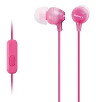 Sony MDREX15APPI.CE7 MDREX15AP rózsaszín 9 mm meghajtó, 16 ohm, 8-22000 Hz, 100 dB, 120 cm, 3,5 mm jack, inline mikrofonnal