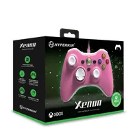 HYPERKIN M01368-PI Xenon kontroller rózsaszín vezetékes Windows 10 és 11 Xbox Series és Xbox One kompatibilis #5