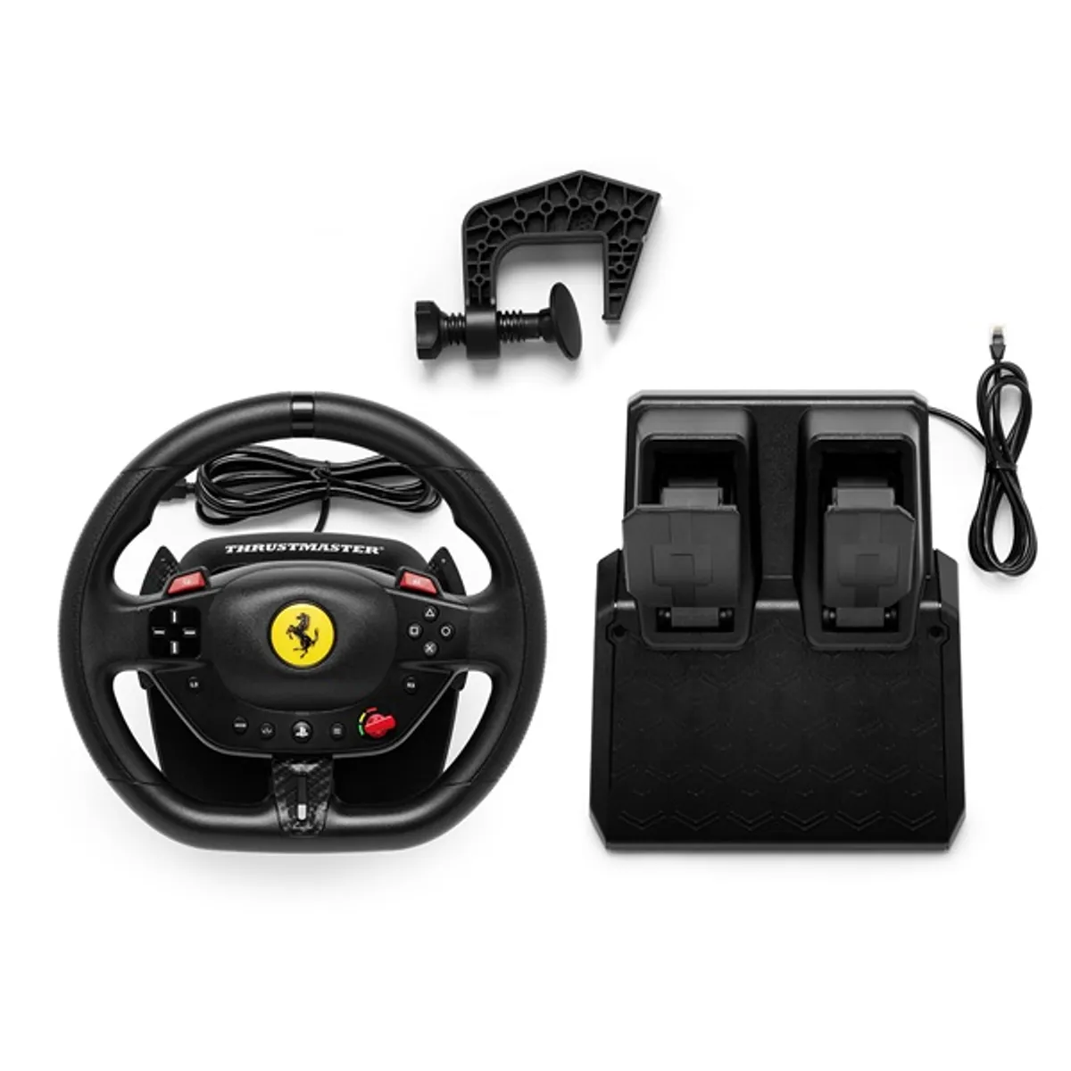 Thrustmaster 4160880 T98 Ferrari 296 GTB kormány és pedálok PS5 PS4 PC #5