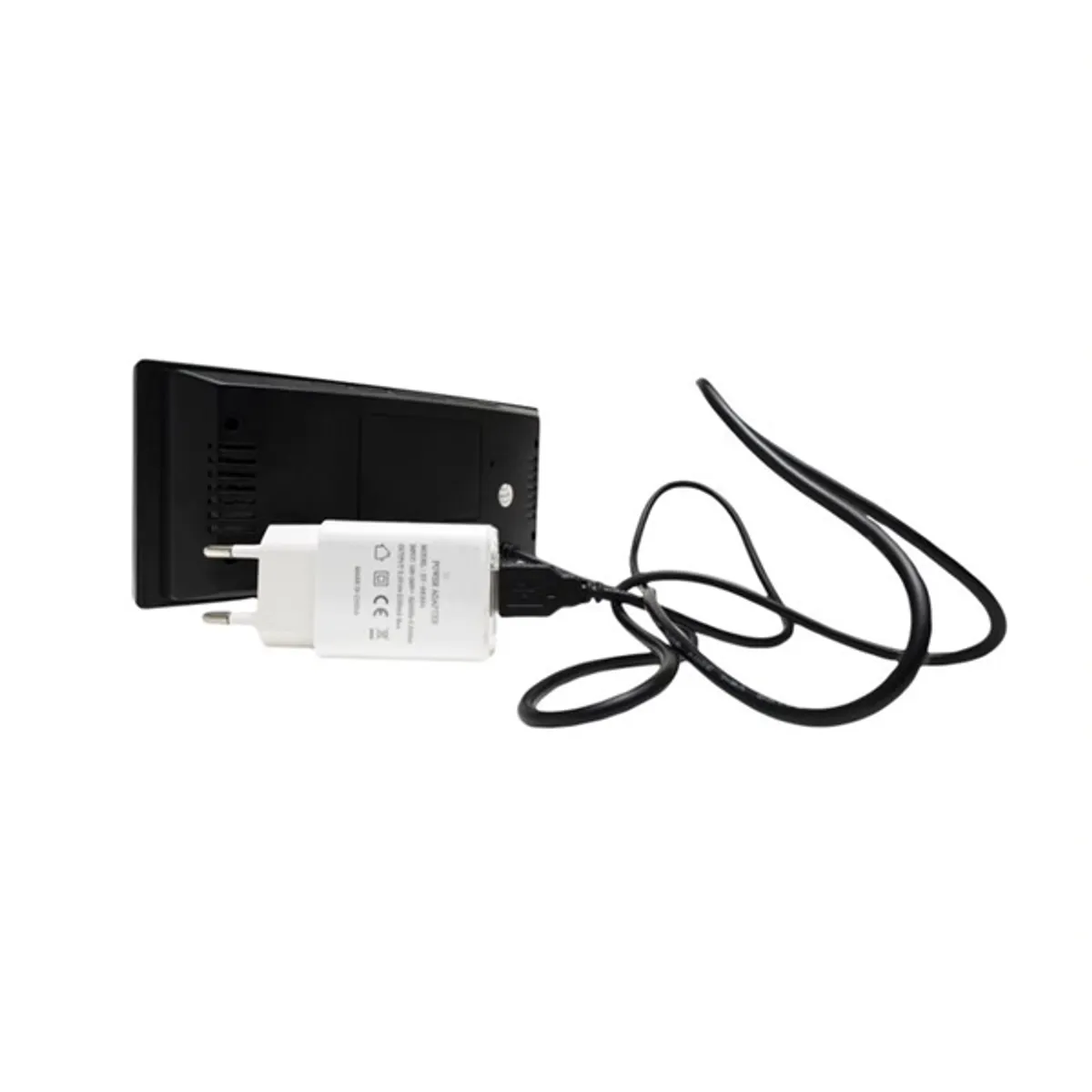 TOO DC-400-LM Digitális óra LED kijelző 12-24 órás formátum hőmérséklet °C-°F ébresztő és szundi éjszakai mód fekete 17,6 x 6,1 x 8,4 cm 3xAAA #5