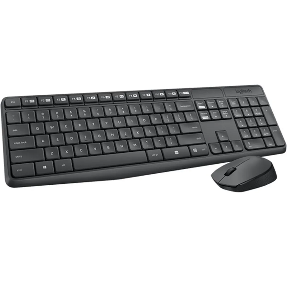 Logitech 920-007935 MK235 Vezeték nélküli billentyűzet és egér, magyar kiosztás, fekete #1